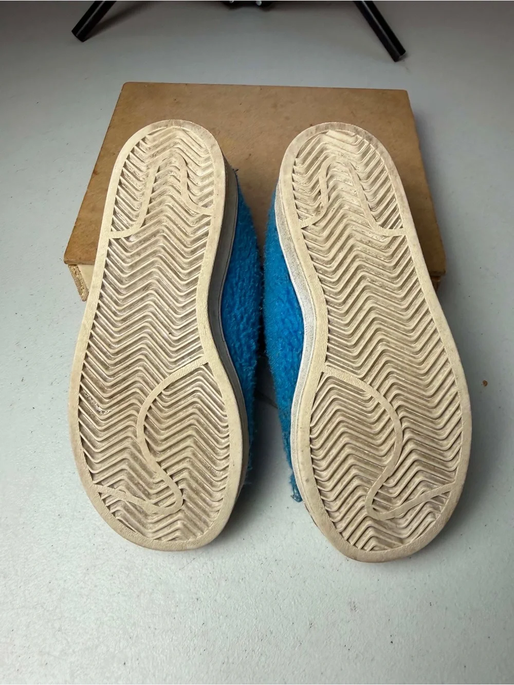 Adidas The Simpsons Marge Superstar Blue Shoes Sz 1 kids